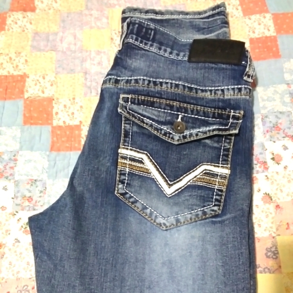 Men's True Luck blue jeans